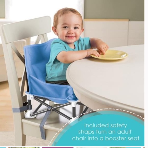 Kids Portable Chair- Blue - Picture 2 of 8